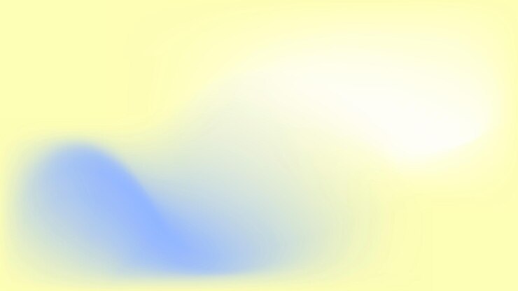 Gratis Vektor yellow blue gradient blur background vector
