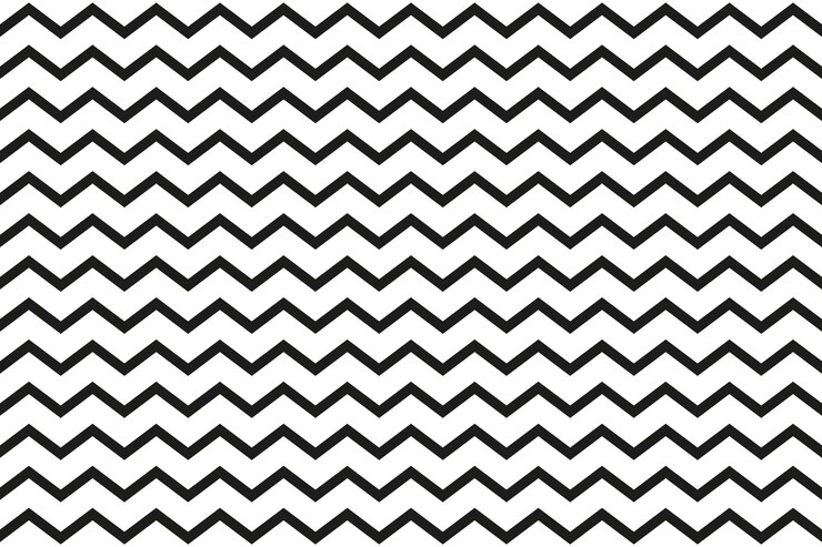 Gratis Vektor zigzag black lines background