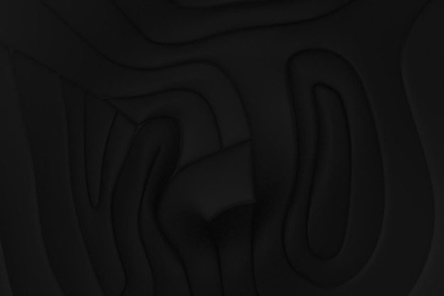 3D background with black cloth
