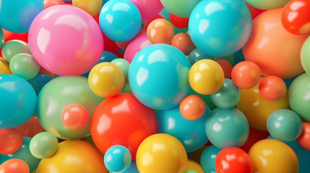 3d ball background