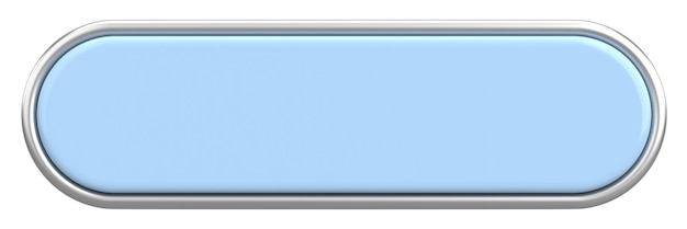 3d button empty button 3d illustration