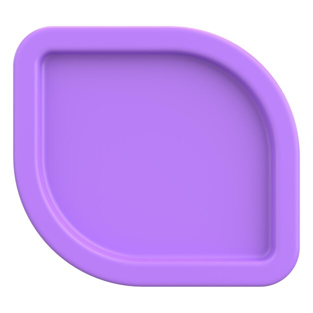 3d button empty button 3d illustration