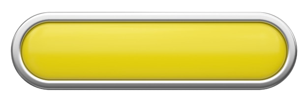 3d button empty button 3d illustration