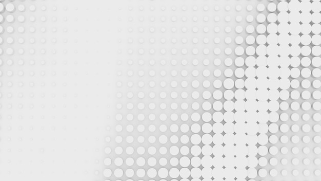 3d cubic blocks rectangle with perspective render illustration