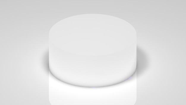 3D render of a cake in a section