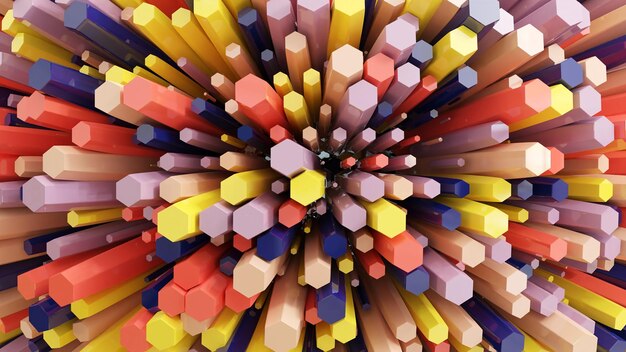 3D Rendered Abstract Background Premium Photo