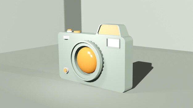 3D rendering camera template