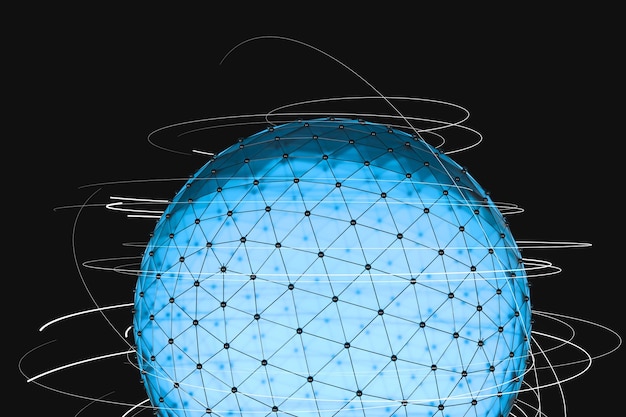 3d rendering global lines and triangle shapes