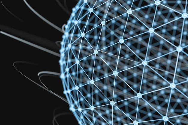 3d rendering global lines and triangle shapes