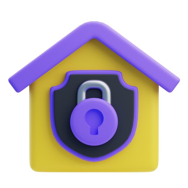 3D Smart Home Protection Security Lock