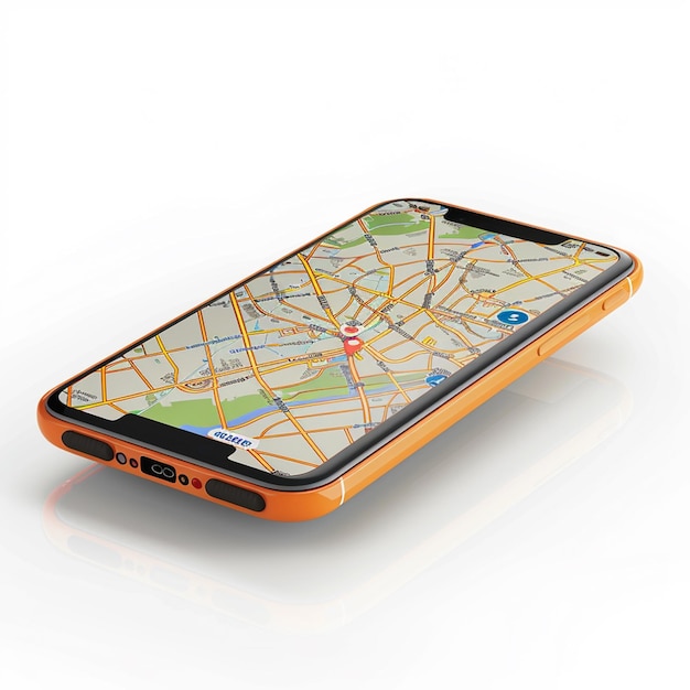 3d smartphone device with map and gps technology