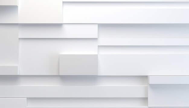 3D White Wall Abstract Business Background