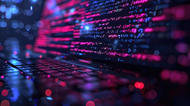 A abstract background of of development software javascript code react js code light background ar 1