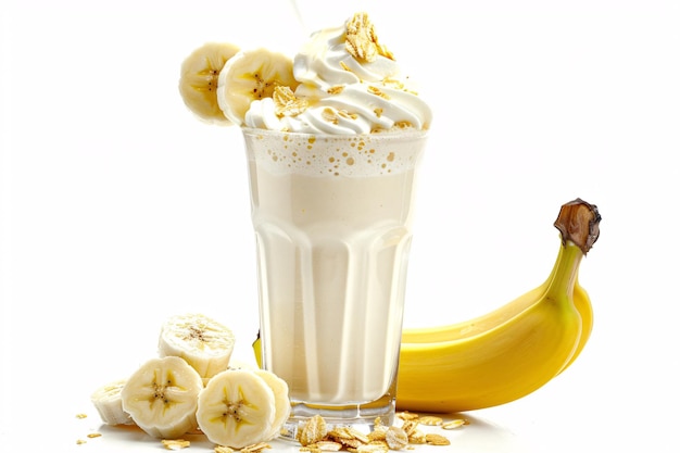 a banana and oatmeal milkshake