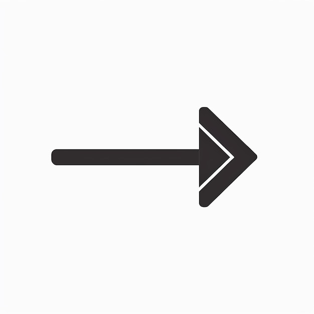a black arrow pointing to the left and right