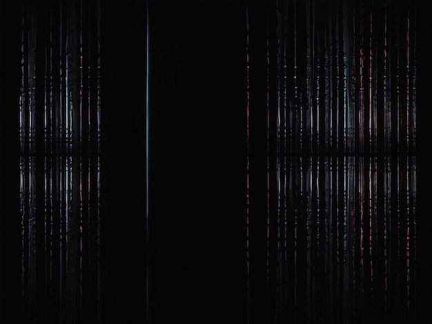a black background with a black background and a red and blue light