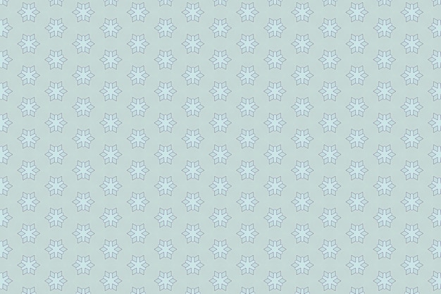 A blue background with a pattern of stars and snowflakes.