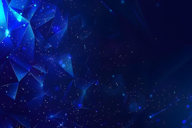 a blue background with a starburst design on it