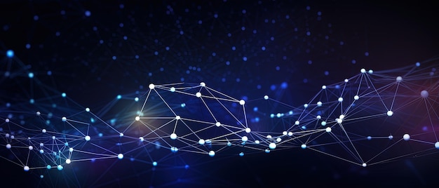 a blue background with a white line that says quot the name of the network quot