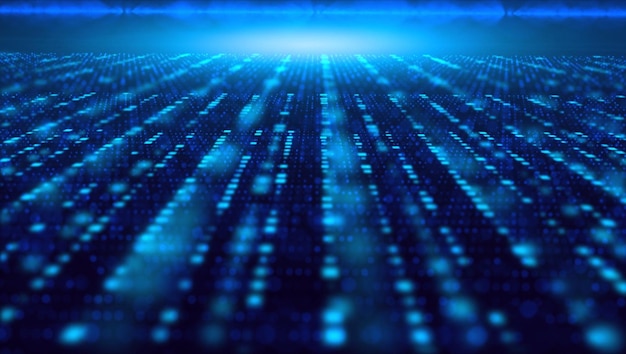 a blue background with numbers and the word data on it