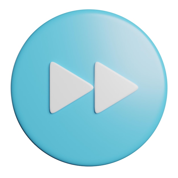 a blue circle with a button that says the right button