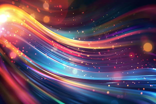 a colorful abstract background with the words  glow in the dark