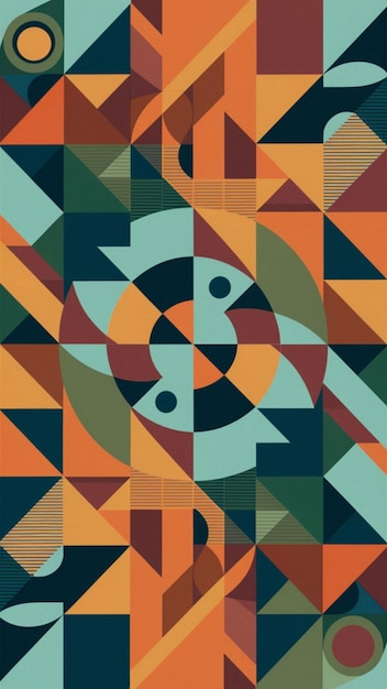 a colorful abstract illustration by person
