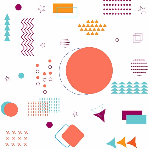 a colorful design with a circle and a circle with a tree and the word x on it