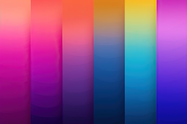 a colorful display of different colors is shown.