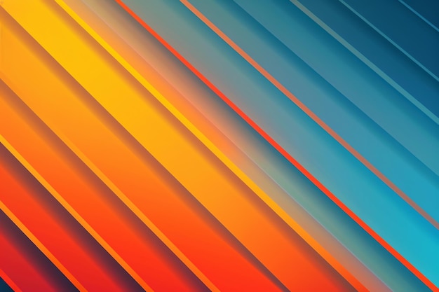 a colorful lines in a row