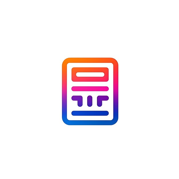 a colorful logo for a computer