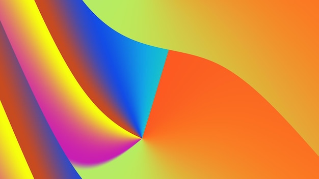 a colorful paper with a blue line that says the word on it
