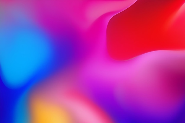 a colorful rainbow colored background with a heart shaped shadow