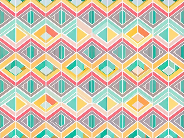a colorful wallpaper design with geometric shapes and squares