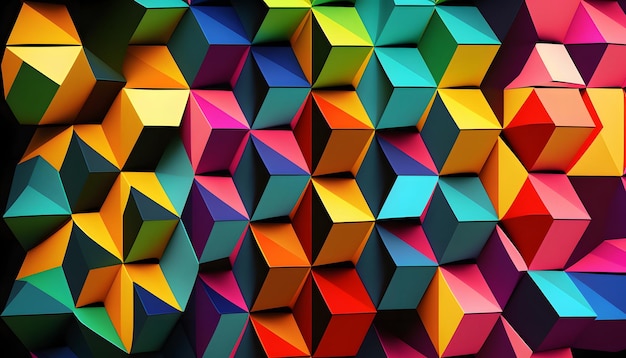 A colorful wallpaper with a colorful design that says rainbow cubes.