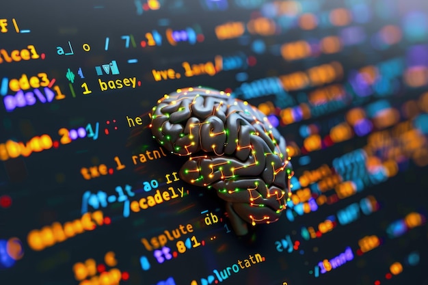 a computer generated image of a human brain
