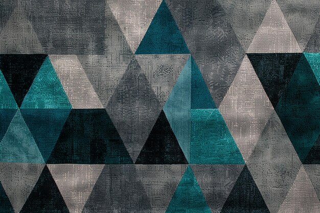 a design that is blue and black with geometric shapes
