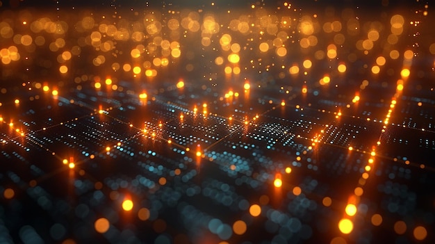 a digital image of a digital grid with the words  on it