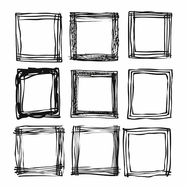 a drawing of a square with a white background that says  the word  on it