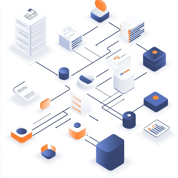 A flowchart representing the steps of a data mining project including data preparation modeling a