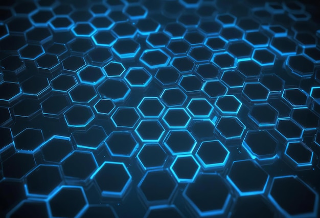 A futuristic abstract blue technology background