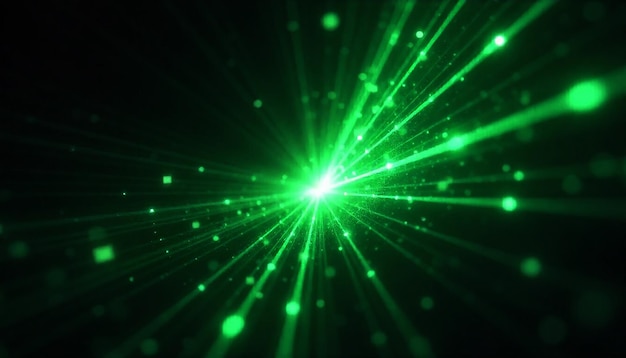 a green laser with a green background