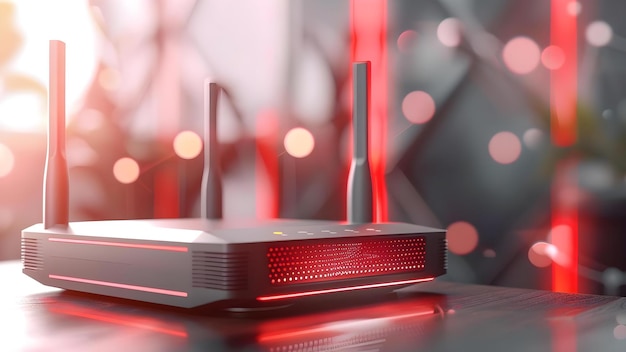 a network engineer setting up a wireless access point router at home concept setting up wireless access point home networking router configuration wifi installation network troubleshooting