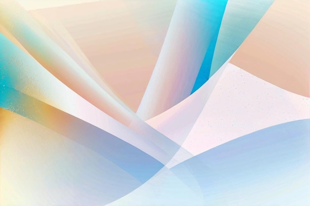 a painting of a rainbow colored background with a rainbow colored line