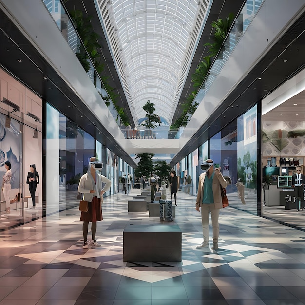 a picture of a shopping mall with a sign that says natural