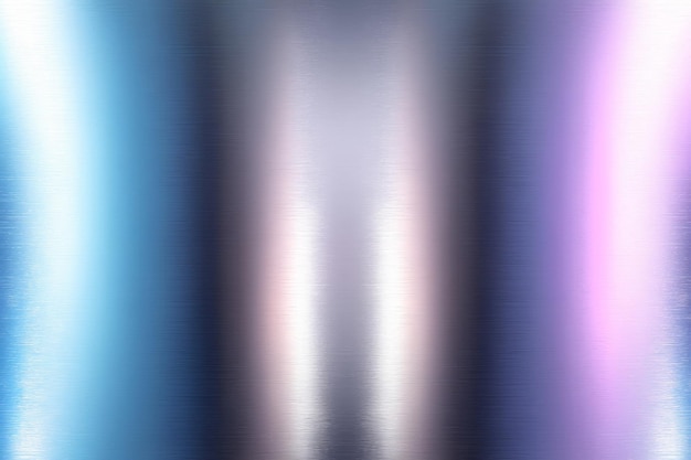 A polished titanium gradient background with hues of silver blue and purple creating a hightech