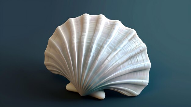 a shell with the shell in the corner