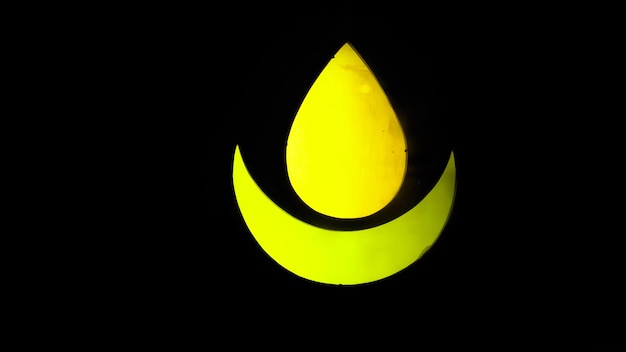 A unique logo of yellow colour