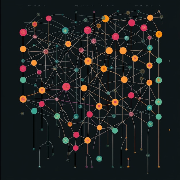 A visual representation of a machine learning algorithm used for predictive analytics