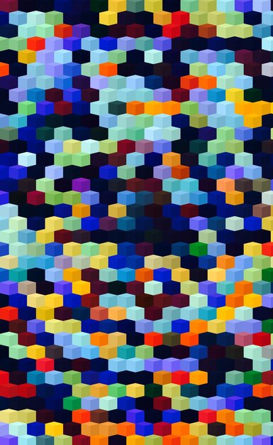 a wall of colored plastic with a background of different colors